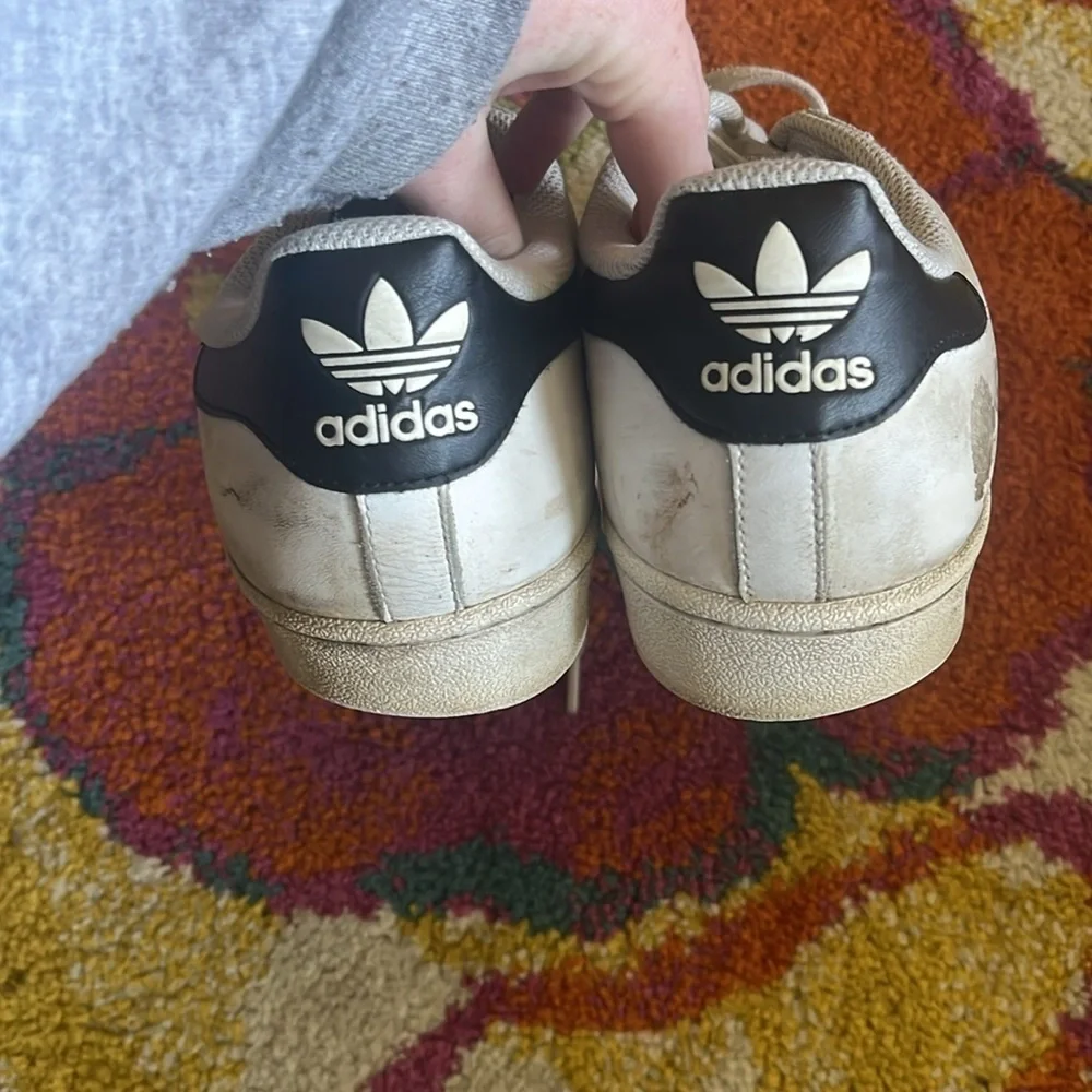 MENS SIZE 11 VINTAGE ADIDAS SUPERSTARS ORIGINALS SHOES